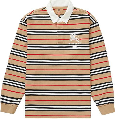 supreme burberry rugby polo|Supreme x Burberry: Apparel & More .